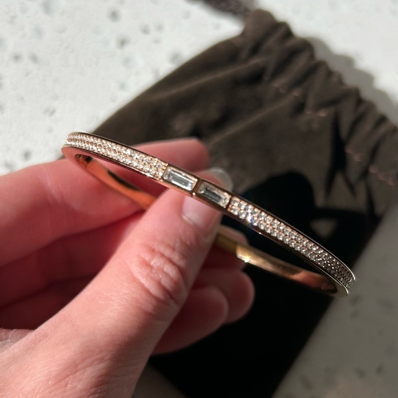 Michael Kors Rose Gold Bangle Bracelet - Picture 2 of 5